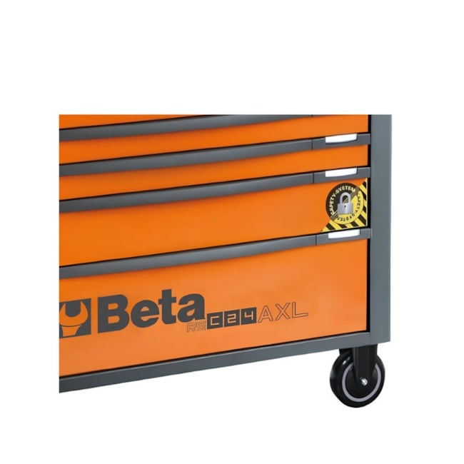 Carrinho para Ferramentas de 7 Gavetas Longo Anti-inclinação Laranja RSC24AXL/7-O BETA-0f377c7c-c54f-4ba8-91e1-3b8e0728b89d