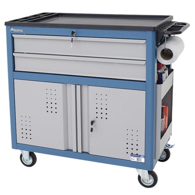 Carrinho para Ferramentas Fechado com 2 Gavetas CR-14 MARCON-895339af-0924-4968-a691-ff897f91e6cf