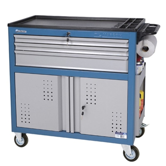 Carrinho para Ferramentas Fechado com 3 Gavetas CR-58 MARCON-f70bd52b-9716-481e-b9a6-cf067ebc0532