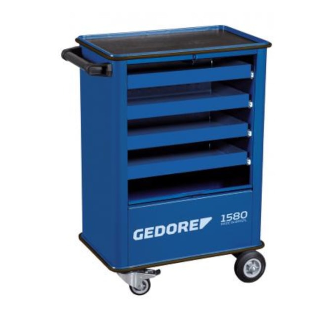 Carrinho para Ferramentas Fechado com 4 Gavetas com 107 Ferramentas 1580GM-MIX 2 GEDORE-673f7f11-adfc-475c-952f-775e1b3cf57b