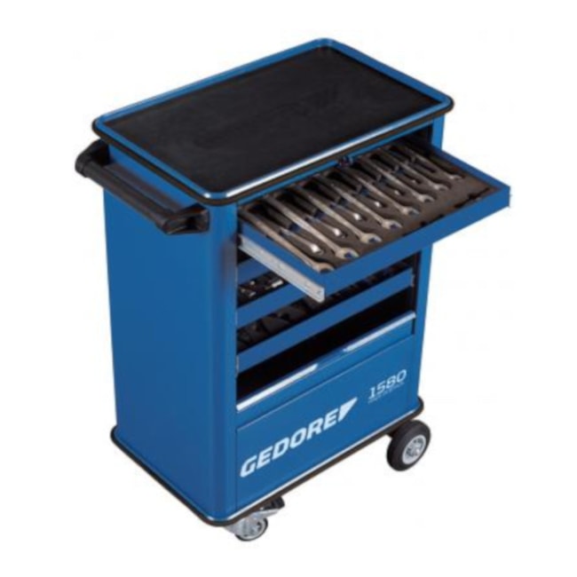 Carrinho para Ferramentas Fechado com 4 Gavetas com 107 Ferramentas 1580GM-MIX 2 GEDORE-d0c0e691-8dc1-4841-95f0-e957d8a78c69
