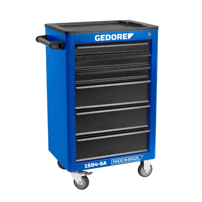 Carrinho para Ferramentas Fechado com 6 Gavetas Azul 1584-6A GEDORE-19f94bb9-5310-46fd-aeee-1598f2ecec5b