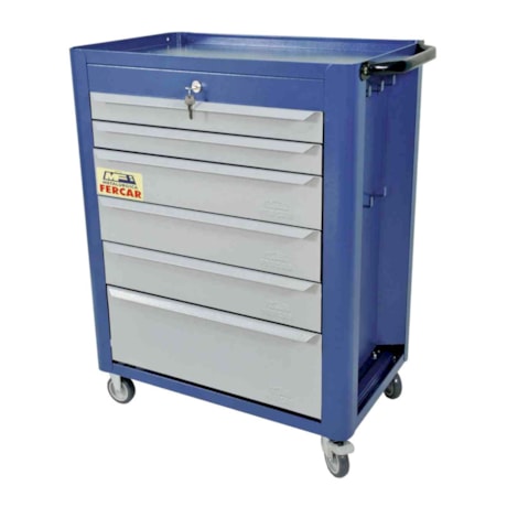 Carrinho para Ferramentas Fechado com 6 Gavetas C08 FERCAR-19a5461c-788b-40d3-b609-9310b3997775