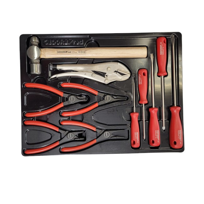 Carrinho para Ferramentas Fechado com 6 Gavetas com 220 Ferramentas R21560101 GEDORE RED-284721d8-2b69-46bb-986d-ad0231fb6baf