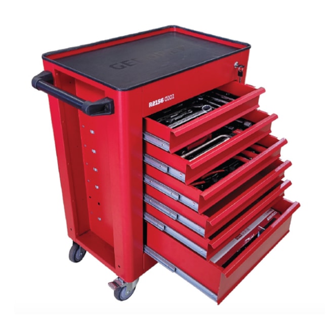 Carrinho para Ferramentas Fechado com 6 Gavetas com 220 Ferramentas R21560101 GEDORE RED-09c11e0e-e27b-4125-aac9-73c292366c31