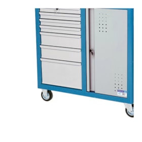 Carrinho para Ferramentas Fechado com 7 Gavetas e 1 Prateleira CR-55 MARCON