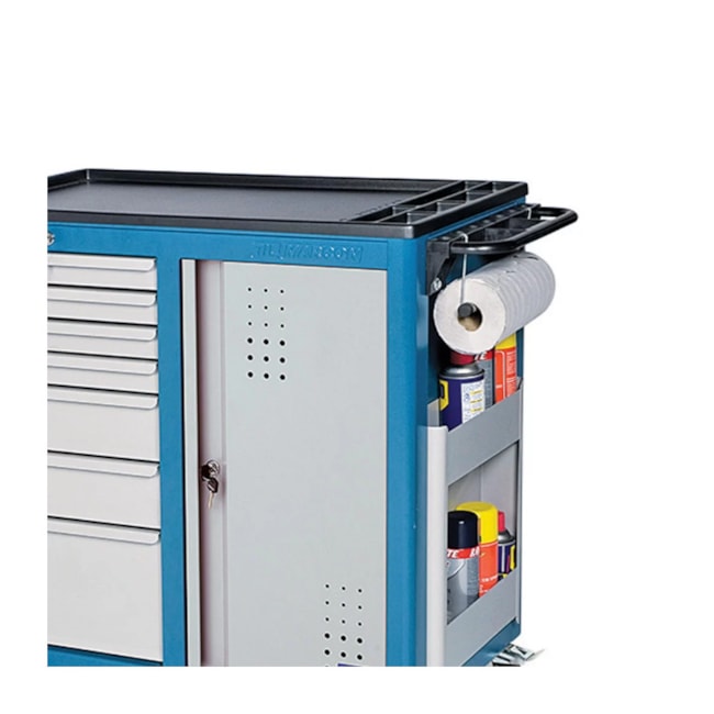 Carrinho para Ferramentas Fechado com 7 Gavetas e 1 Prateleira CR-55 MARCON-e41dff3f-e867-42cb-90a8-3edc78d8e465