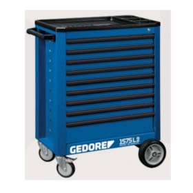 Carrinho para Ferramentas Fechado com 9 Gavetas 1575L-9 GEDORE