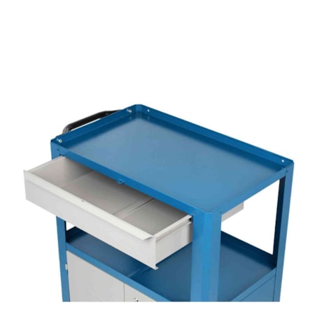 Carrinho para Ferramentas Semi Fechado com 1 Gaveta e 1 Prateleira C-05 FERCAR-efa5f5e3-a14a-47bf-b70e-4c9caeab80f0