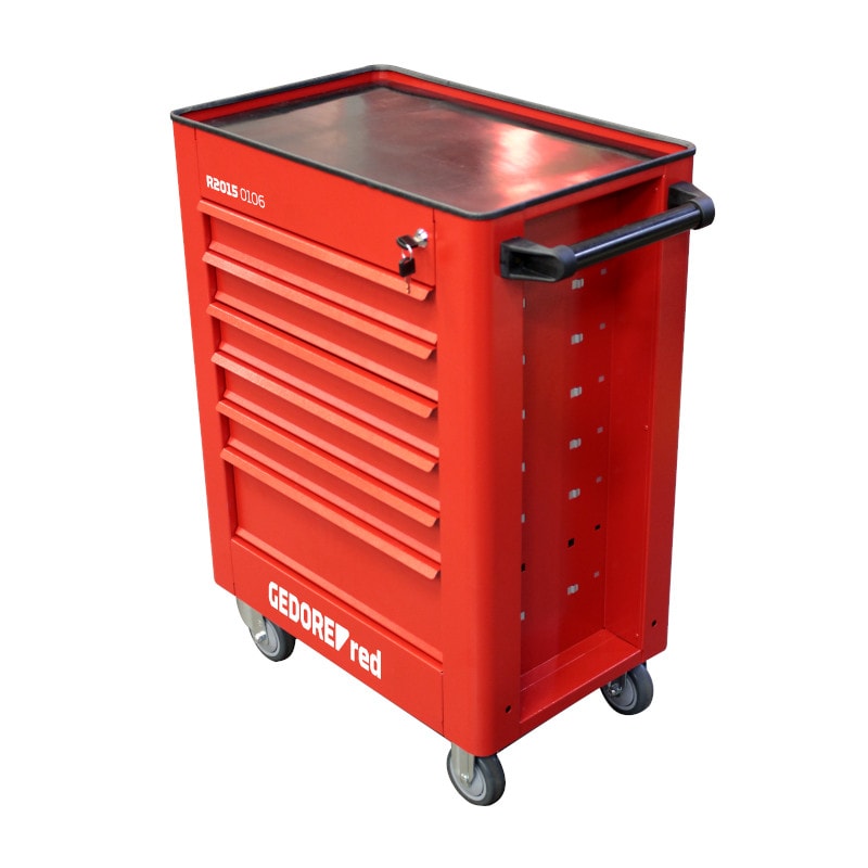Carrinho para Ferramentas Vermelho com 6 Gavetas R20150106 GEDORE