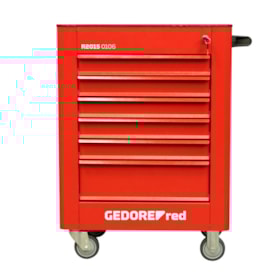 Carrinho para Ferramentas Vermelho com 6 Gavetas R20150106 GEDORE RED
