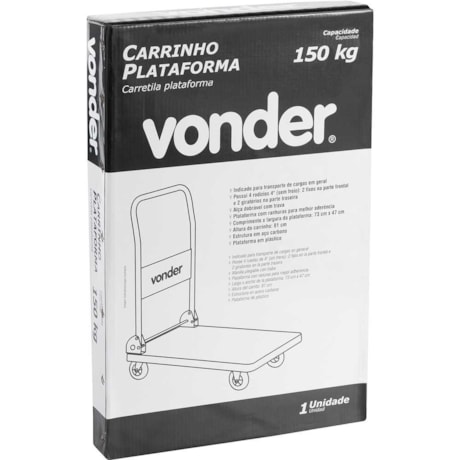 Carrinho Plataforma 150kg 6160000015 VONDER-4fe88067-cbd1-4cb9-8bf1-c94d4c8cd40d