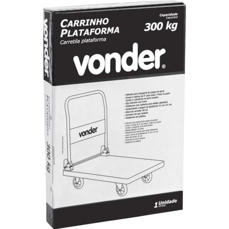 Carrinho Plataforma 300kg 6160000030 VONDER-4bfb1efd-7ccc-4d3a-81e0-22b95928cdf1