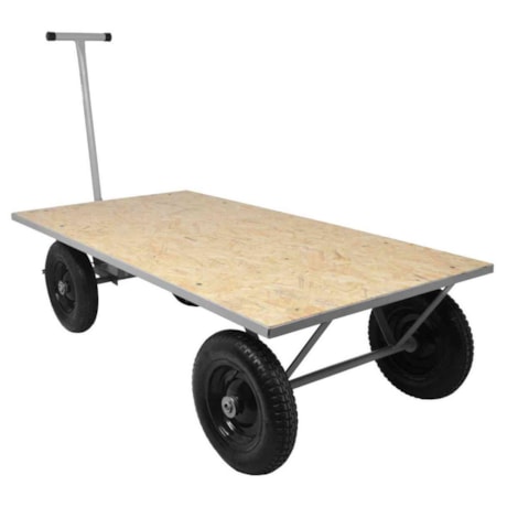 Carrinho Plataforma em Madeira com Capacidade de 400kg TM-53 MARCON-98ad182e-72d0-4eda-ab7b-4c76153f0188