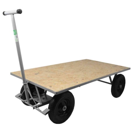 Carrinho Plataforma em Madeira com Capacidade de 400kg TM-53 MARCON-49b57860-5cb0-4c8b-9c76-4fe4a3bf4ca8