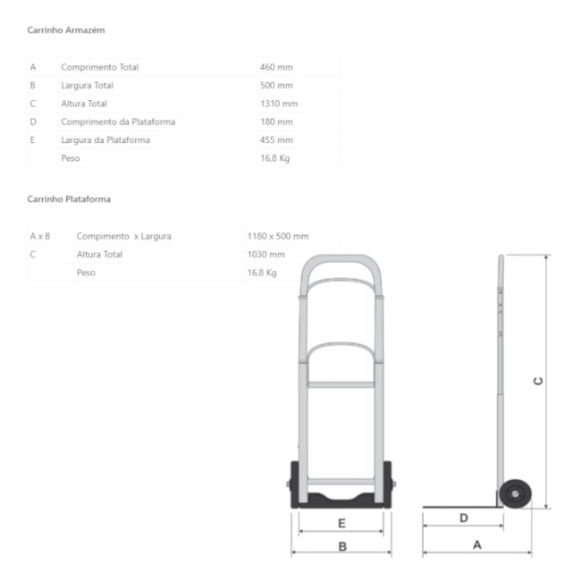 Carro Armazém/ Plataforma de Alumínio 2 em 1 30009 RIOSUL-b515139e-3a6b-4bd8-b9a4-4664538fbeac