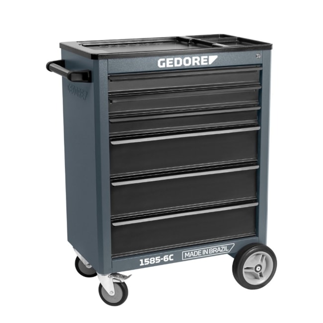 Carro Ferramenta Fechado 6 Gavetas Cinza 1585-6C GEDORE-381a1304-5385-48ca-86a3-9bffb062a002