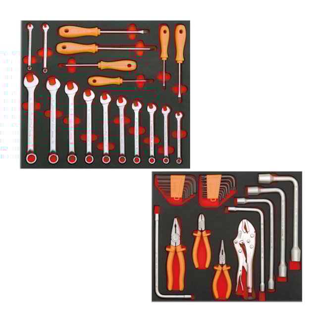 Carro para Ferramentas 2 Gavetas e 2 Portas 45 Peças 44950/745 TRAMONTINA PRO-3edbc0b1-9a42-4304-89a8-a05385d7fb95