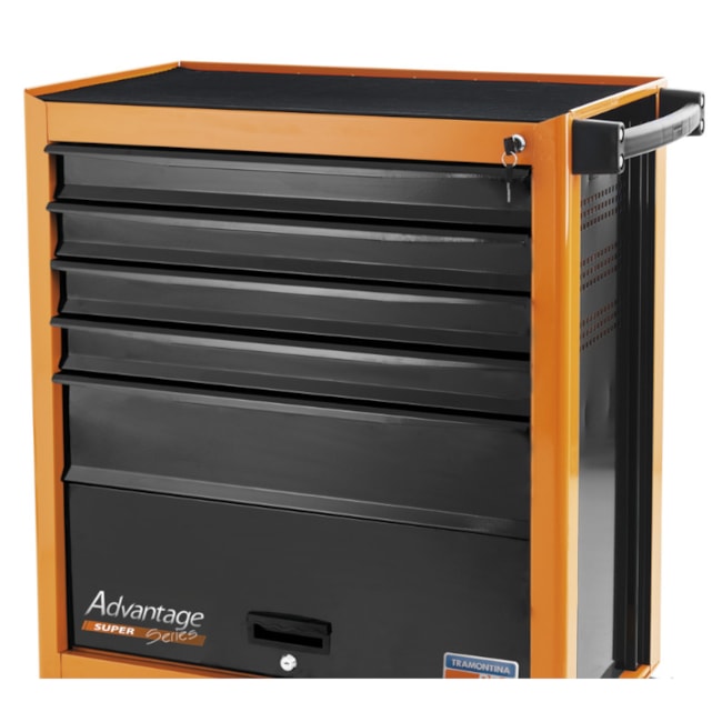 Carro Para Ferramentas 5 Gavetas e 1 Porta 44950009 TRAMONTINA PRO-cdd05b79-890f-4169-b25b-b8d4f5f21cc1