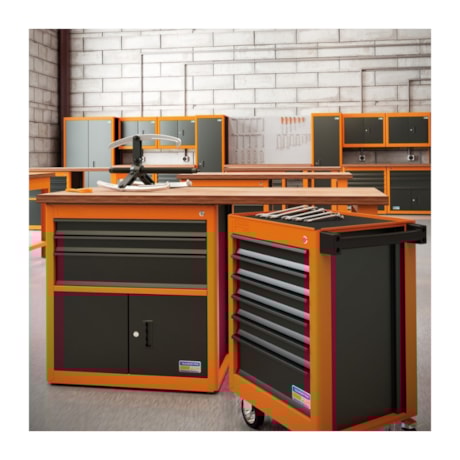 Carro Para Ferramentas 5 Gavetas e 1 Porta 44950009 TRAMONTINA PRO-b37eeb31-9ad3-40cd-8811-690f44e18331