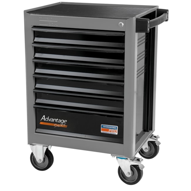 Carro para Ferramentas com 6 Gavetas 44950/410 CINZA TRAMONTINA PRO-3ba2f50d-a689-4a86-812d-d5d69737f4fd