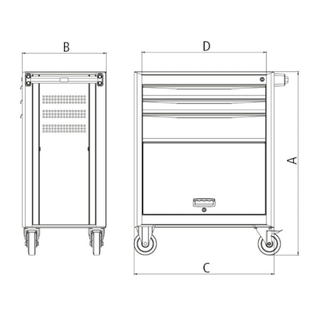 Carro para Ferramentas com 90 Peças 3 Gavetas 1 Porta 44950/790 TRAMONTINA-ec7d6ee3-dd53-47fa-a9f6-324e8261563c