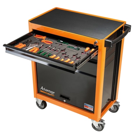 Carro para Ferramentas com 90 Peças 3 Gavetas 1 Porta 44950/790 TRAMONTINA PRO-9328afc4-6f4c-45ee-a0c1-34946e2701a8