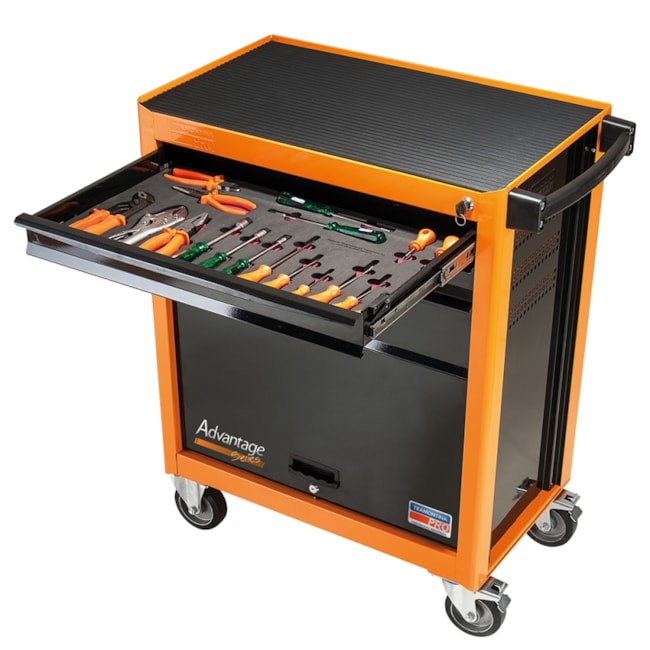 Carro para Ferramentas com 90 Peças 3 Gavetas 1 Porta 44950/790 TRAMONTINA PRO-9c46ead7-f84a-46b9-b356-5b0afa3e5df2