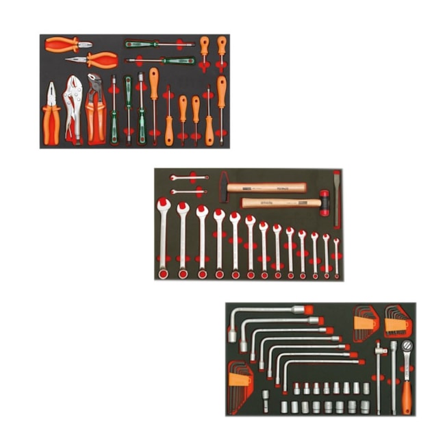 Carro para Ferramentas com 90 Peças 3 Gavetas 1 Porta 44950/790 TRAMONTINA PRO-0deb8cc4-210e-4663-a929-bc6710c32bbd