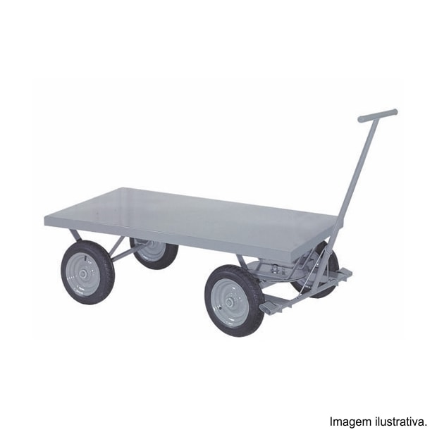 Carro Plataforma com Tampo em Aço Capacidade 1200Kg TM-55 MARCON-cb814eb7-421d-4fb9-8ca8-850efba122e9