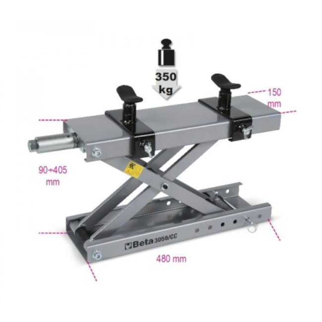 Cavalete Central Pantográfico para Motos 350Kg 3050/CC BETA-39a653b6-8d42-4c96-9fa2-5a3be3fffdfc