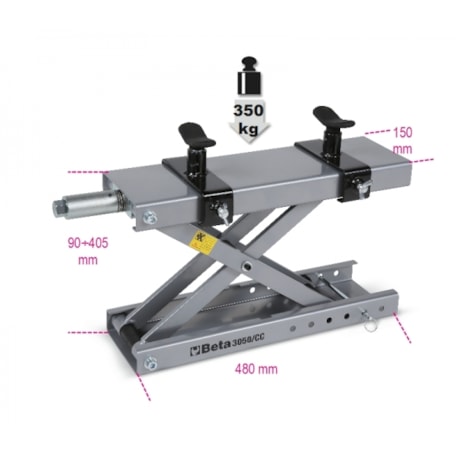 Cavalete Central Pantográfico para Motos 350Kg 3050/CC BETA-5cb4e918-f798-477c-8521-7ff791329bbc