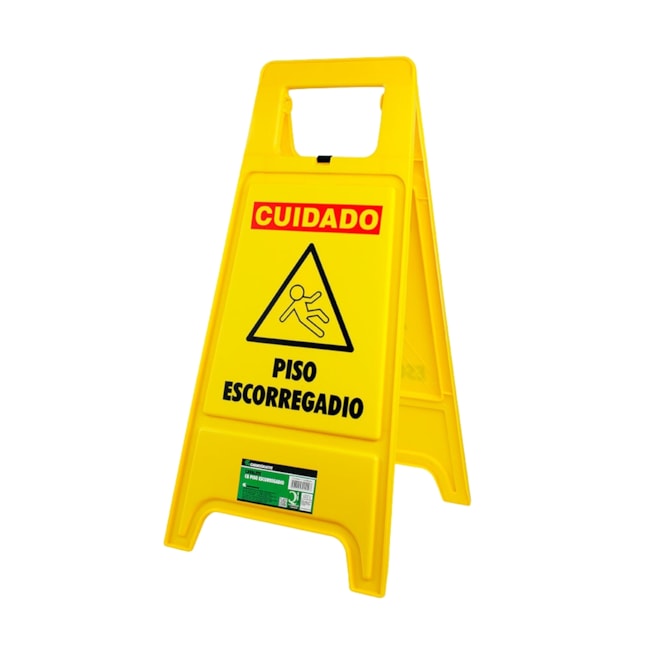 Cavalete de Sinalização Duplo 60X30X36cm Amarelo Piso Escorregadio 12539012 CARBOGRAFITE-97ca15fc-bd17-43c2-aa10-72caf31b9095