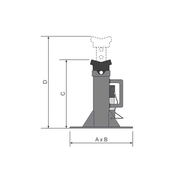 Cavalete Mecânico 7 Toneladas 1 Par CT7000 BOVENAU-2966769f-81f7-4443-ae6c-832f7c7e81ee