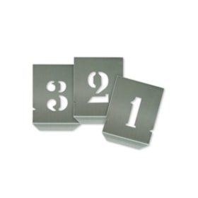 Chapa Algarismos Vazada para Pintura 35mm 9 Peças 1360002 AMATOOLS