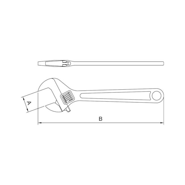 Chave Ajustável em Cobre-Berílio Antifaiscante 10