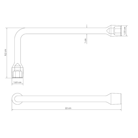 Chave Biela 10mm 42805110 TRAMONTINA MASTER