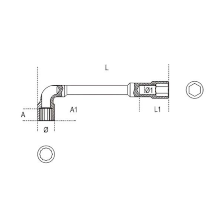 Chave Biela 10mm c/ Furo Passante Estr/Sext Anti Queda 932HS BETA-6156c3b4-c11d-4cc5-bdef-03bc4736620d