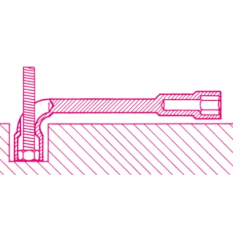 Chave Biela 10mm c/Furo Passante Estriada/Sextavada 937 BETA-f10411c7-074b-4a1f-a0d3-9d5f44d1adc5