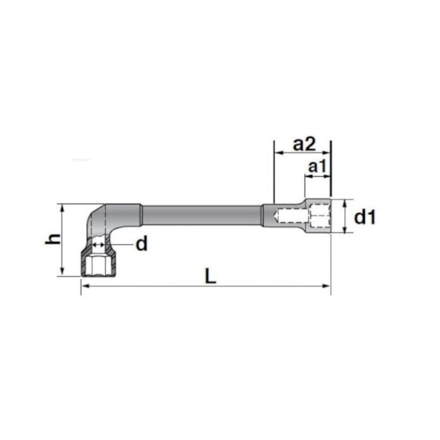 Chave Biela com Furo Passante 13mm 25PK-13 GEDORE-b71a9fa8-66aa-43b3-bf93-49c4d320ba31