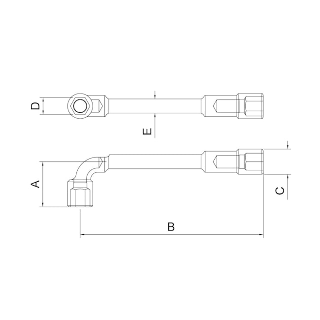 Chave Biela L com Furo Passante 8 mm 44730/108 TRAMONTINA PRO-ce3eb25c-5287-44b3-91b3-4e3641083089