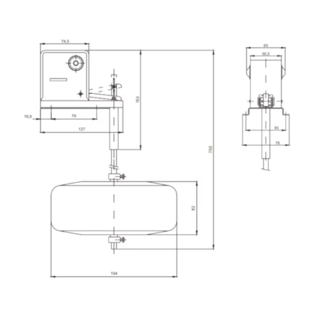 Chave Boia de Nivel 15A CB-1008 MARGIRIUS MARGIRIUS-50f5f54a-f35e-4fbb-ad32-bc8de1902d5e