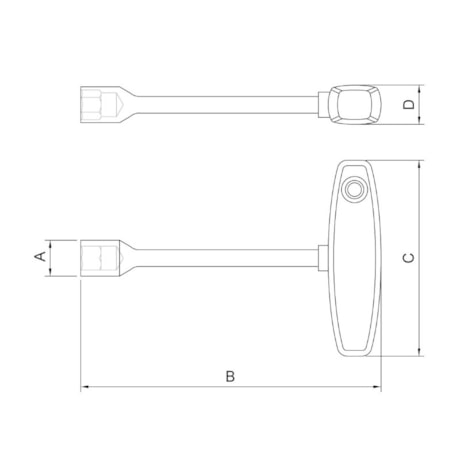 Chave Canhão Cabo T 10mm 44366110 TRAMONTINA PRO-78949593-9644-4186-bd96-9f923ffa5d09