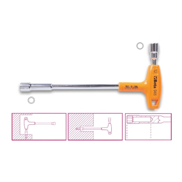 Chave Canhão Sextavada Estriada T 10mm 941 BETA-0281e285-e453-4b99-9d1f-9739ced1fc6c