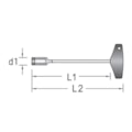 Chave Canhão tipo T 11mm 33T-11.0 GEDORE
