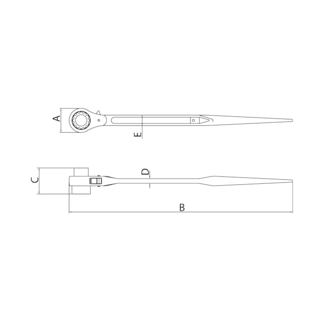 Chave Catraca para Montagem de Estruturas Metálicas e Tubulações 32x36 mm 44638/009 TRAMONTINA PRO-bbfd6af5-dd03-478a-8a29-fa1fa1f2f5a1
