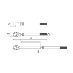 Chave Catraca Telescópica 3/4'' 614x1014mm 44859/124 TRAMONTINA PRO