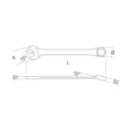 Chave Combinada 11mm Longa Cromada 42LMP BETA