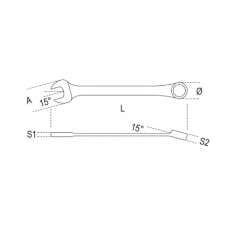 Chave Combinada 12mm Catraca Reversível Anti Queda 142HS BETA-055f1c94-2adb-4148-b2c8-f4f1c6a9573c