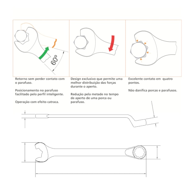 Chave Combinada 12mm Super Drive Aperto Rápido 44680/112 TRAMONTINA PRO-d140026f-5f34-4976-bf66-6666b76d607d